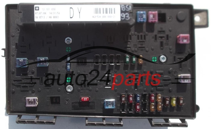 SKRZYNKA ELEKTRYCZNA PRZEKAŻNIKÓW I BEZPIECZNIKÓW MODUŁ NADWOZIA CENTRALKA KOMFORTU BSI OPEL GM 13 181 658 DY HELLA 5DK 008 668-31