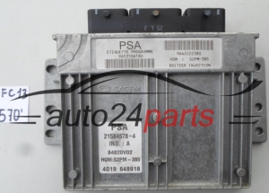 KOMPUTER STEROWNIK SILNIKA CITROEN C2 SAGEM 21584578-4, 215845784, 9653106180, 9642222380 - 