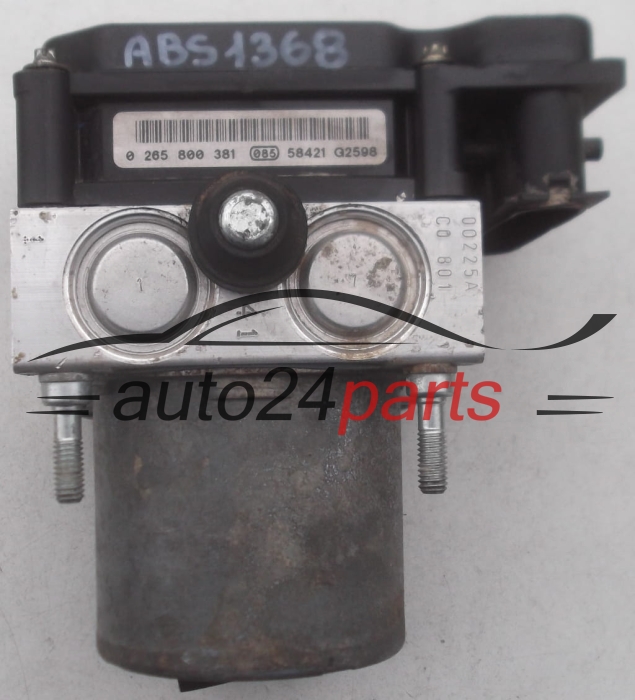 ABS POMPA I STEROWNIK FORD MONDEO  0 265 231 462, 0265231462, 5S71 2M110 AA, 5S712M110AA, 0 265 800 381, 0265800381