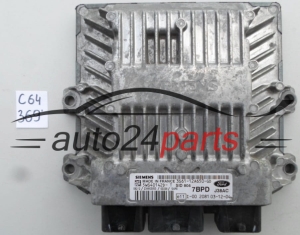 KOMPUTER STEROWNIK SILNIKA FORD 1.4 TDCI 5WS40142D-T, 5WS40142DT, 3S61-12A650-GD, 3S6112A650GD, SID 804