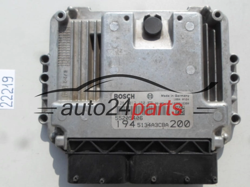 KOMPUTER STEROWNIK SILNIKA FIAT CROMA 2.4 JTD BOSCH 0 281 012 150, 0281012150, 55205406