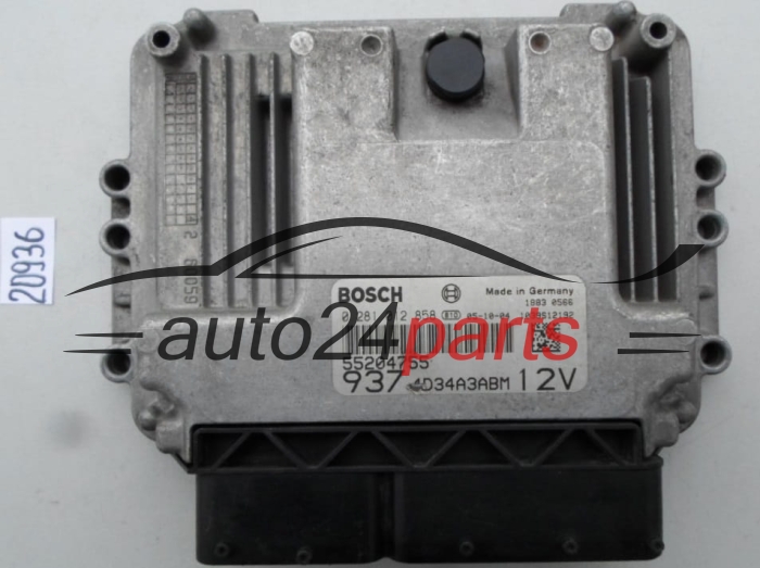 Calculateur Moteur Alfa Romeo 147 1.9 JTDM 0281012858 55204755 4D34A3ABM 1039S12192