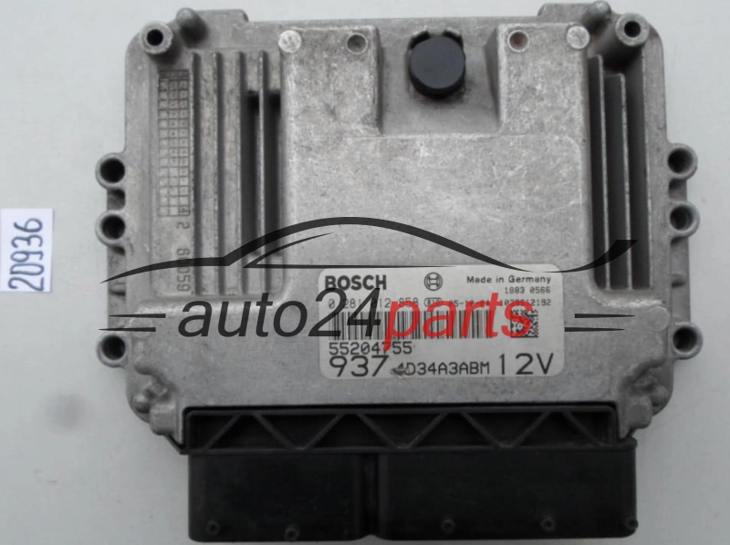 Komputer sterownik silnika Alfa Romeo 147 1.9 JTDM 0281012858 55204755 4D34A3ABM 1039S12192