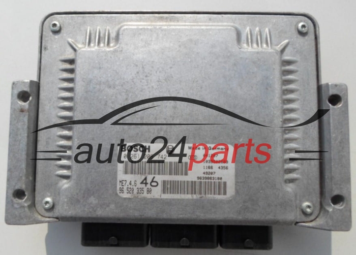 MOTORSTEUERGERÄT ECU STEUERGERÄT  PEUGEOT 607 BOSCH 0 261 206 742,  96 520 335 80