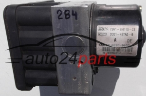 ABS FORD FIESTA MAZDA 1.4, 1.6 TDCI ATE 2S61-2M110-CE, 2S612M110CE, D351-437A0-B, D351437A0B, 10.0206-0093.4, 10020600934, 10.0960-0106.3, 10096001063 -  284, 497, 757