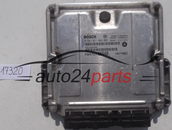  KOMPUTER STEROWNIK SILNIKA CHRYSLER VOYAGER 2.5 CRD BOSCH 0281011064