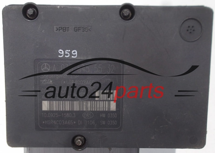 Pompa abs i sterownik MERCEDES BENZ A0054313612 10020404374 A0355455532 10092515803