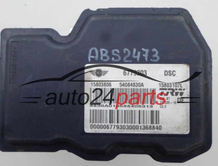 BOMBA HIDRAULICA Y CENTRALITA ABS MINI COOPER 66301030, 6779303, 15803107L, 15803806 