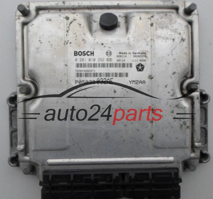 Calculateur Moteur CHRYSLER PT CRUISER 2.2 CRDI BOSCH 0 281 010 292, P05033032AE, YM2AA