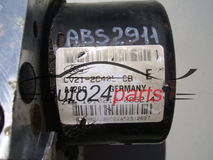 POMPE HYDRAULIQUE ET CALCULATEUR d'ABS FORD FIESTA CV21-2C405-CB, CV212C405CB, 10.0212-0852.4, 10021208524, 10.0961-0187.3, 10096101873