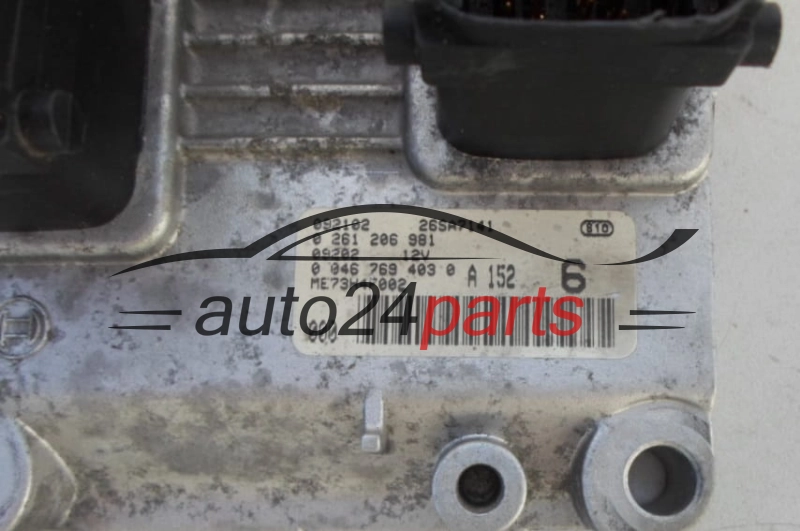 FIAT PUNTO 1.2 BOSCH 0261206981, 0 261 206 981, 00467694030, 46769403, 0 0406 769 403 0, ME73H4F002