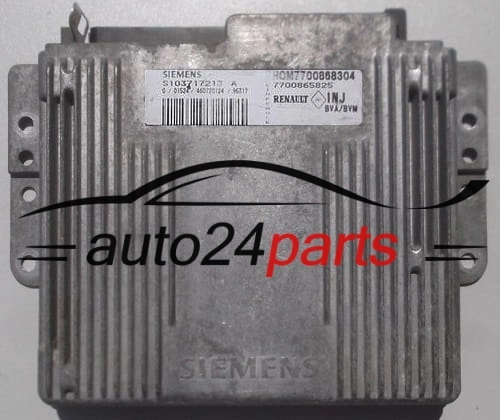 KOMPUTER STEROWNIK SILNIKA RENAULT MEGANE SCENIC 2.0 S103717213A, HOM7700868304