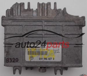 MOTORSTEUERGERÄT ECU STEUERGERAT VW SKODA SEAT BOSCH 0 261 203 933/934, 0261203933, 6K0 906 027 D, 6K0906027D 