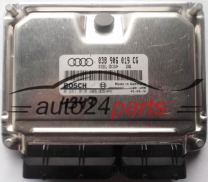 CALCULATEUR MOTEUR AUDI A4 1.9 TDI 038906019CG, 038 906 019 CG BOSCH 0281010406, 0 281 010 406