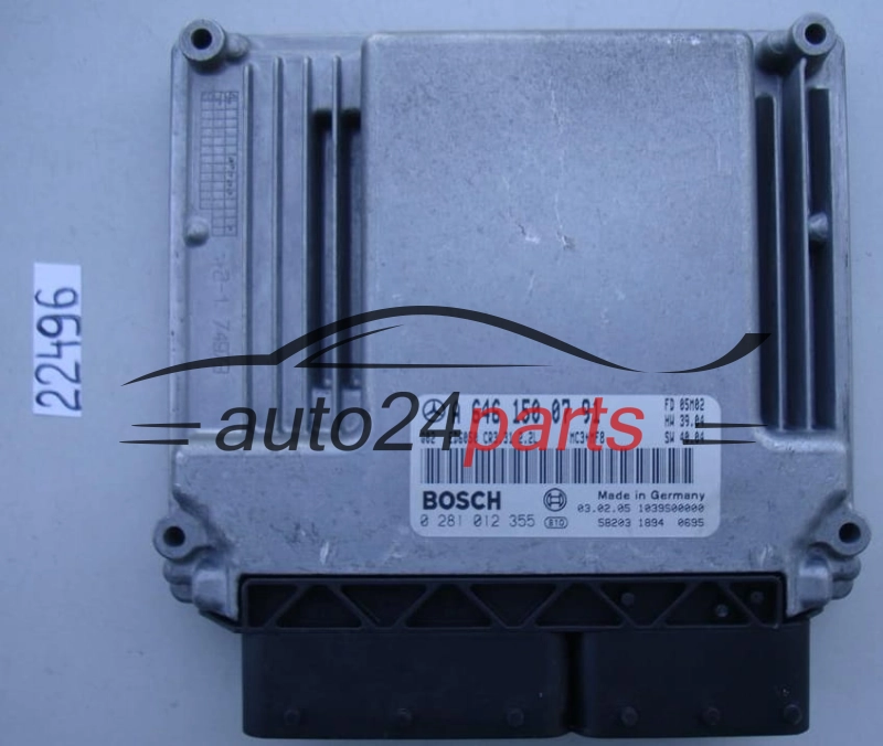 MOTORSTEUERGERÄT ECU STEUERGERAT MERCEDES VITO 2.2 CDI BOSCH 0 281 012 355, 0281012355, A 646 150 07 91, A6461500791, CR3.31