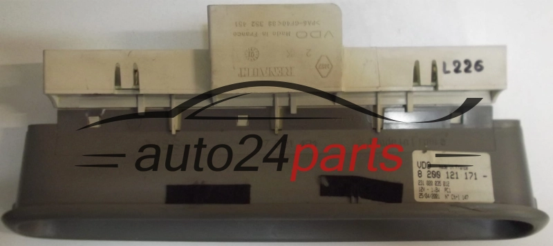 PANEL WYŚWIETLACZ RENAULT TWINGO 8 200 121 171, 8200121171, 231 020 035 012, 231020035012