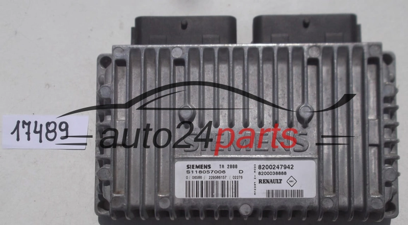 STEROWNIK SKRZYNI AUTOMATYCZNEJ RENAULT SCENIC 1.6 16V SIEMENS S118057006 D, S118057006D, 8200247942