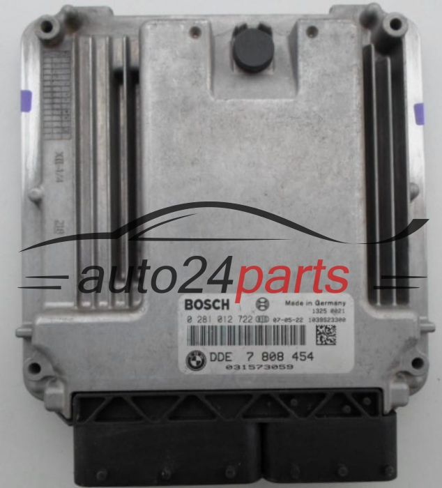 MOTORSTEUERGERÄT ECU STEUERGERAT BMW MINI COOPER 1.6 D BOSCH 0 281 012 722,  DDE 7 808 454