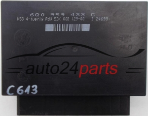 KOMFORTSTEUERGERÄT VW VOLKSWAGEN POLO, SKODA, HELLA 6Q0 959 433 C, 6Q0959433C, 5DK00812900, 5DK 008 129-00 