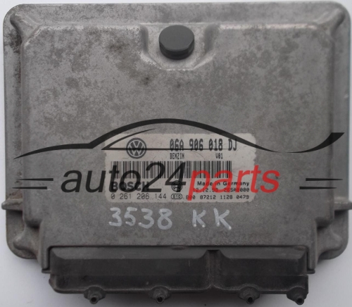 ECU CENTRALITA DE MOTOR SKODA OCTAVIA 1.8 20V 06A906018DJ, 06A 906 018 DJ, BOSCH 0261206144, 0 261 206 144 BENZIN V01 26SA0000