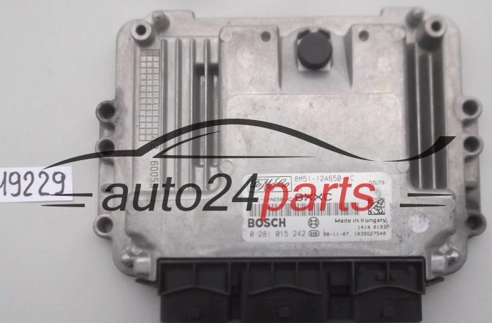KOMPUTER STEROWNIK SILNIKA FORD FOCUS 1.6 TDCI BOSCH 0 281 015 242,  FoMoCo 8M51-12A650-XC