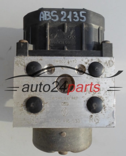 ABS POMPA RENAULT 2.5 BOSCH 0 265 216 487, 0265216487, 54B02AAY2, 0273004234