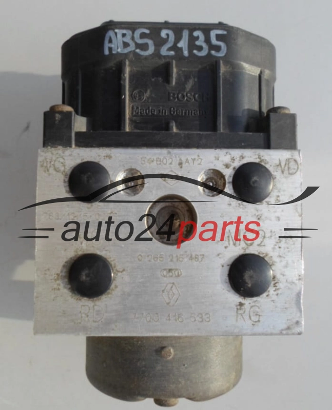 ABS POMPA RENAULT 2.5 BOSCH 0 265 216 487, 0265216487, 54B02AAY2, 0273004234