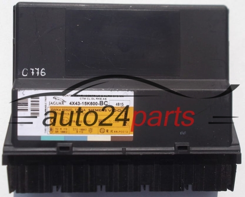 CENTRALITA DE CONFORT JAGURA  X-TYPE D 1X43-15K600-BC, 1X4315K600BC, SIEMENS 5WK4 5052D, 5WK45052D, T83SA
