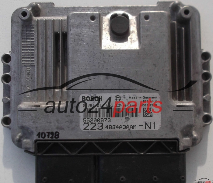 CENTRALITA DE MOTOR FIAT DOBLO 1.9 JTD, BOSCH 0 281 012 865, 0281012865, 55200973