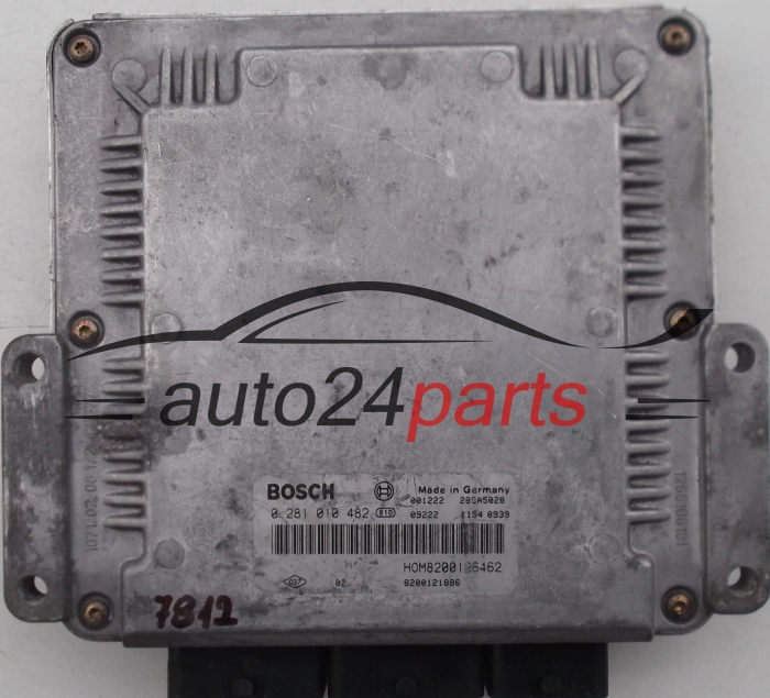 KOMPUTER STEROWNIK SILNIKA RENAULT LAGUNA F9Q BOSCH 0281010482 / 0 281 010 482 / HOM8200126462