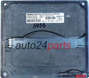 CALCULATEUR MOTEUR FORD FIESTA 1.3 SIEMENS SIM210 S120977013C, S120977013 C, 4S6112A650SB, 4S61-12A650-SB 6BHB