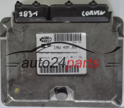 MOTORSTEUERGERÄT ECU STEUERGERÄT FIAT BRAVA BRAVO 1.6 46744739 61600.438.01 F 6160043801 IAW49F.B9, IAW49FB9, IAW 49F.B9/HW002/4565-DCO 