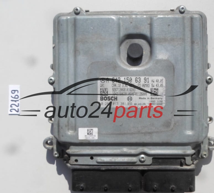 KOMPUTER STEROWNIK SILNIKA MERCEDES W164 3.0 CDI BOSCH 0 281 013 381, 0281013381, A 642 150 63 91, A6421506391, CR4.12 