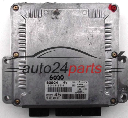  KOMPUTER STEROWNIK SILNIKA PEUGEOT 307 2.0 HDI BOSCH 0281010935