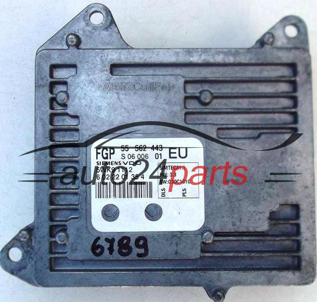 MOTORSTEUERGERÄT ECU STEUERGERÄT  OPEL VECTRA SIGNUM ZAFIRA 2.2 SIEMENS VDO 5WK9 1112