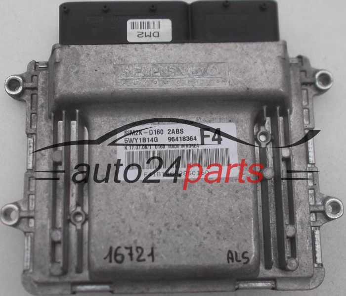 CALCULATEUR MOTEUR CHEVROLET EPICA 2.0, SIEMENS VDO 5WY1B14G