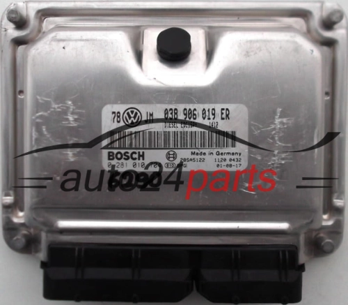 KOMPUTER STEROWNIK SILNIKA VW VOLKSWAGEN PASSAT 1.9 TDI BOSCH 0281010704, 0 281 010 704, 038906019ER, 038 906 019 ER