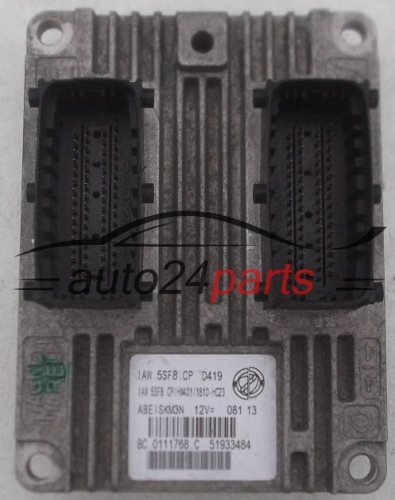 MOTORSTEUERGERÄT ECU STEUERGERÄT FIAT 500 PUNTO PANDA 1.2 MAGNETI MARELLI IAW 5SF8.CP, IAW5SF8CP, 51933484, BC.0111768.C, BC0111768C 