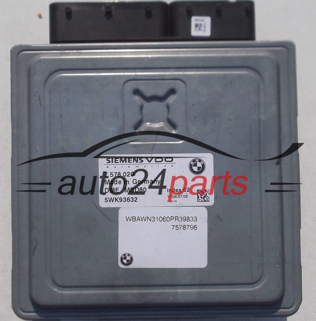 CALCULATEUR MOTEUR BMW 5 E60/E61 523 2.5 SIEMENS VDO 5WK93632