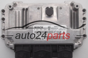 MOTORSTEUERGERÄT ECU STEUERGERÄT CITROEN C4 1.6 BOSCH 0 261 201 609, 0261201609, 96 659 585 80, 9665958580, 9652552380, ME7.4.5 