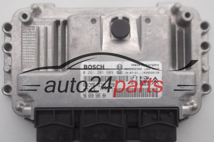 MOTORSTEUERGERÄT ECU STEUERGERÄT  CITROEN C4 1.6 BOSCH 0 261 201 609,  96 659 585 80