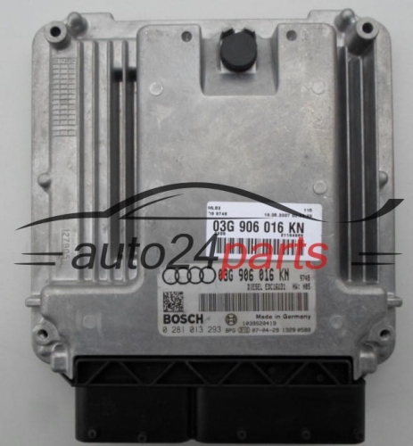 CALCULATEUR MOTEUR AUDI A4 2.0 TDI BOSCH 0 281 013 293,  03G 906 016 KN