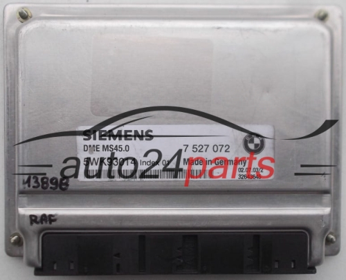  CENTRALITA DE MOTOR BMW E60 525i SIEMENS 5WK93014, 7 527 072, 7527072