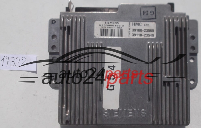 CALCULATEUR MOTEUR HYUNDAI COUPE 2.0 SIEMENS K103955165 D, K103955165D, 103955165, 39100-23560 3910023560, 39110-23540 3911023540