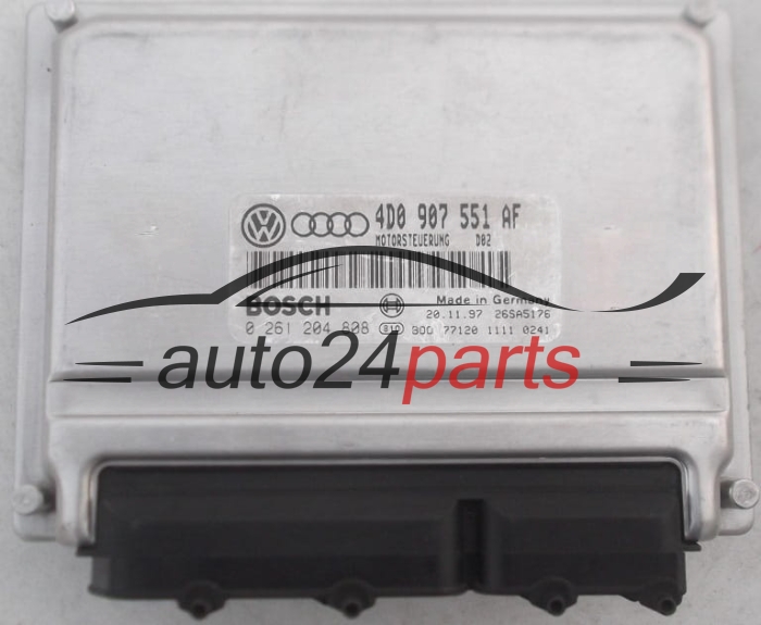 ECU CENTRALITA DE MOTOR AUDI A6 2.8 V6 BOSCH 0 261 204 808
