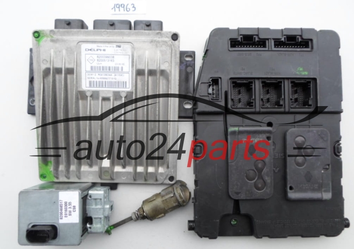 ECU CENTRALITA DE MOTOR RENAULT MODUS NISSAN MICRA 1.5 DCI DCM1.2 R0410B034A 81153C, 8200399038, 8200513163