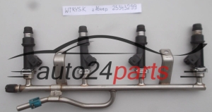 WTRYSK WTRYSKIWACZ PALIWA BENZYNA 1.6 Z16XEP OPEL ASTRA MERIVA TIGRA ZAFIRA 2004-2007, 25343299, 24435068, 5817414  