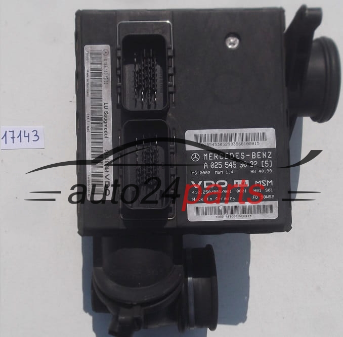MOTORSTEUERGERÄT ECU STEUERGERAT MERCEDES W168 VDO 412.250/005/001