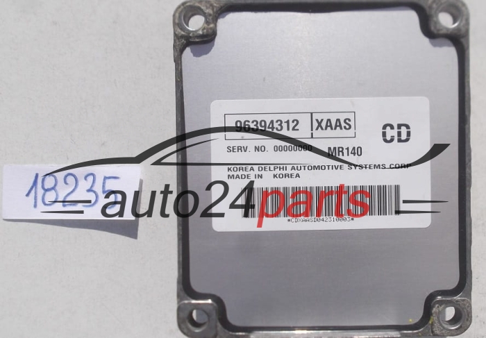 KOMPUTER STEROWNIK SILNIKA DAEWOO KALOS 1.4 DELPHI 96394312 XAAS CD