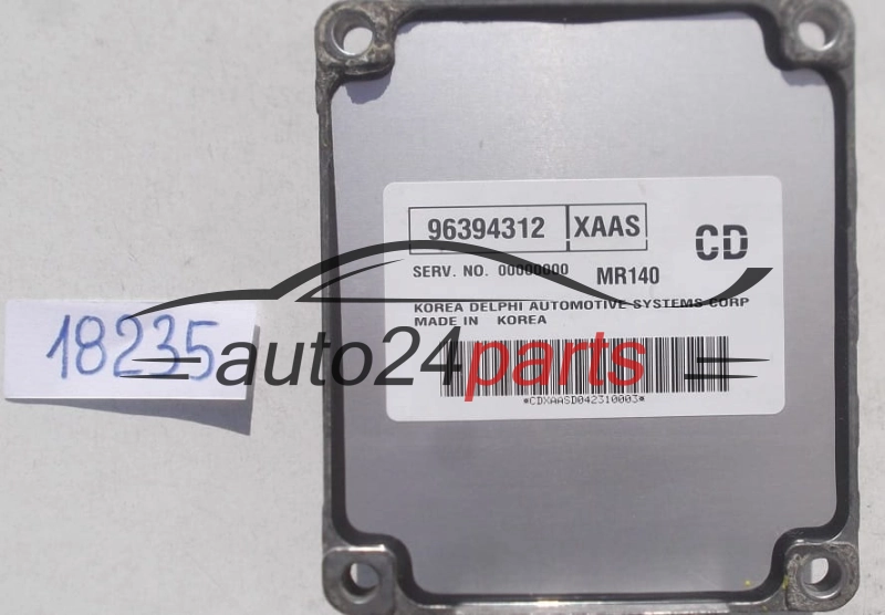 KOMPUTER STEROWNIK SILNIKA DAEWOO KALOS 1.4 DELPHI 96394312 XAAS CD